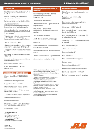 Колісні телескопічні підйомники JLG 1200SJP