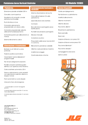 Ножичні підйомники колісні JLG 1930ES