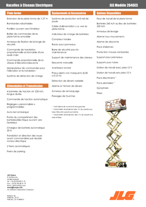 Ножичні підйомники колісні JLG 2646ES