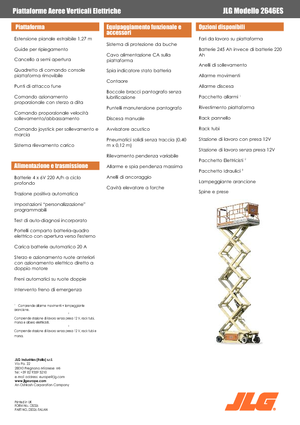 Ножичні підйомники колісні JLG 2646ES