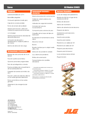 Ножичні підйомники колісні JLG 3246ES