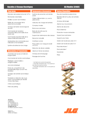 Ножичні підйомники колісні JLG 3246ES