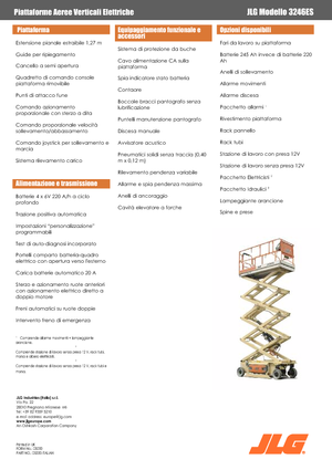 Ножичні підйомники колісні JLG 3246ES