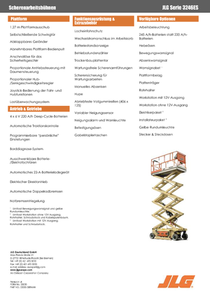 Ножичні підйомники колісні JLG 3246ES