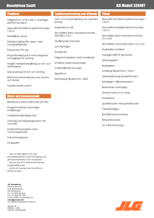 Ножичні підйомники колісні JLG 3394RT