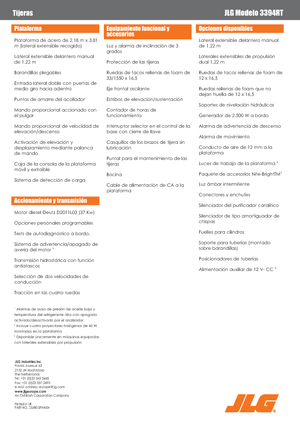 Ножичні підйомники колісні JLG 3394RT