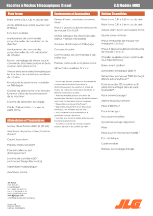 Колісні телескопічні підйомники JLG 400 S