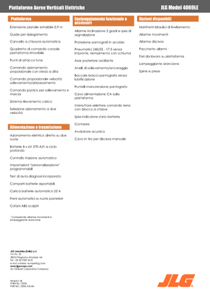 Ножичні підйомники колісні JLG 4069LE