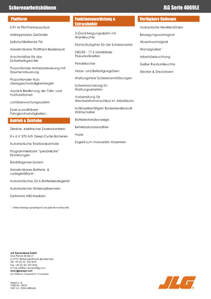 Ножичні підйомники колісні JLG 4069LE