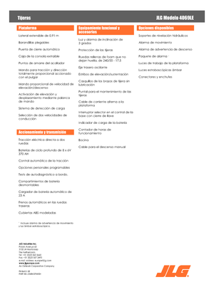 Ножичні підйомники колісні JLG 4069LE