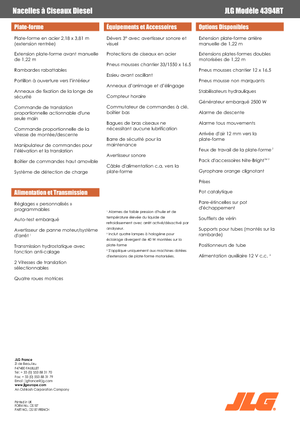 Ножичні підйомники колісні JLG 4394RT
