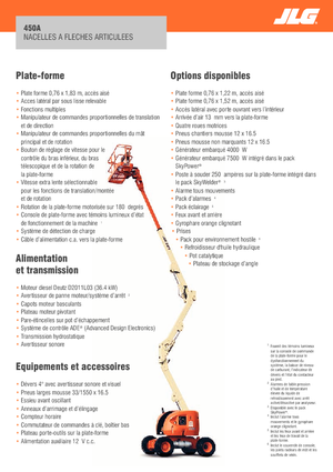 Колісні підйомники з шарнірною стрілою JLG 450A Serie II