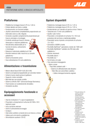 Колісні підйомники з шарнірною стрілою JLG 450A Serie II