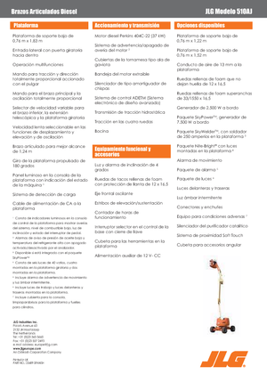 Колісні підйомники з шарнірною стрілою JLG 510 AJ