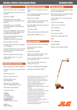 Колісні телескопічні підйомники JLG 660 SJ