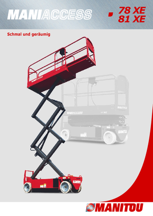 Ножичні підйомники колісні Manitou 81 XE