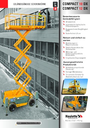 Ножичні підйомники колісні Haulotte Compact 10 DX