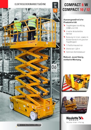 Ножичні підйомники колісні Haulotte Compact 10