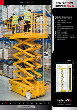 Ножичні підйомники колісні Haulotte Compact 10