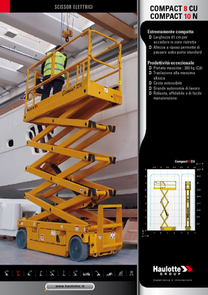 Ножичні підйомники колісні Haulotte Compact 10N
