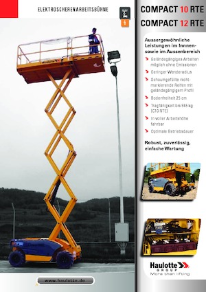 Ножичні підйомники колісні Haulotte Compact 10 RTE