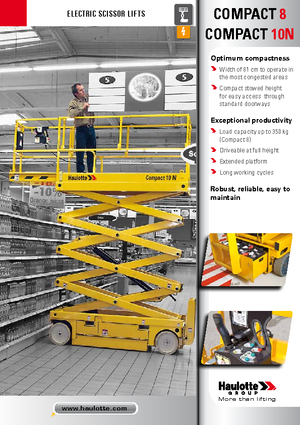 Ножичні підйомники колісні Haulotte Compact 10N