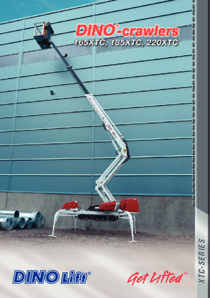Гусеничні підйомники з шарнірною стрілою Dino Lift Dino 165 XTC