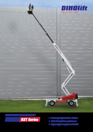 Колісні підйомники з шарнірною стрілою Dino Lift Dino 240RXT