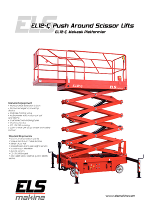Ножичні підйомники колісні ELS Lift EL 12 C