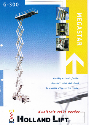 Ножичні підйомники колісні Holland-Lift G 300 DL 30 S