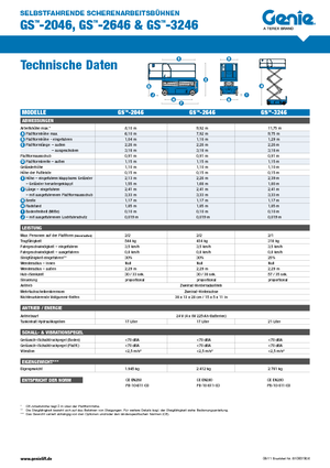 Ножичні підйомники колісні Genie GS-3246