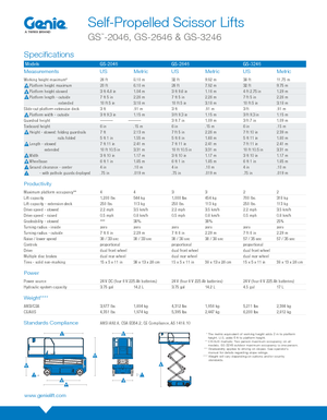 Ножичні підйомники колісні Genie GS-3246