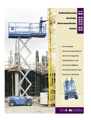 Ножичні підйомники колісні Genie GS-3268 RT