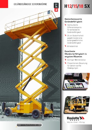 Ножичні підйомники колісні Haulotte H18 SX