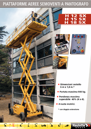 Ножичні підйомники колісні Haulotte H18 SX