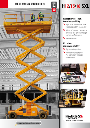Ножичні підйомники колісні Haulotte H18 SXL