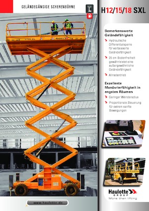 Ножичні підйомники колісні Haulotte H18 SXL