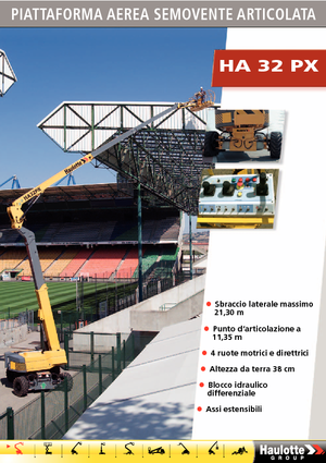 Колісні підйомники з шарнірною стрілою Haulotte HA 32 PX