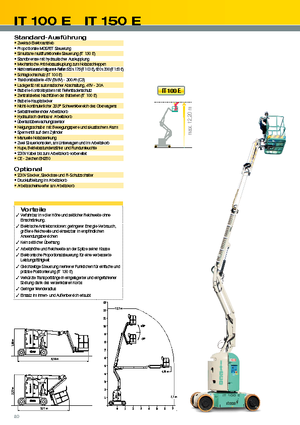 Колісні телескопічні підйомники Imer IT 100 E