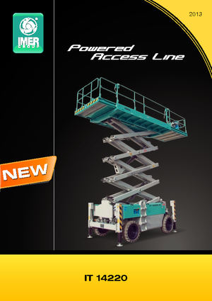 Ножичні підйомники колісні Iteco IT 14220 D