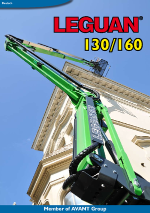 Колісні підйомники з шарнірною стрілою Avant Tecno Leguan 160