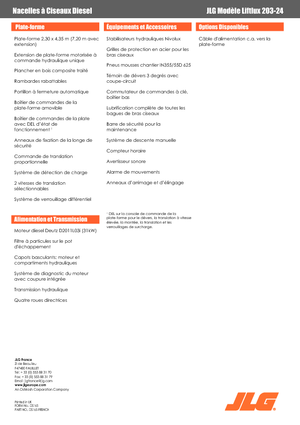 Ножичні підйомники колісні JLG Liftlux 203-24