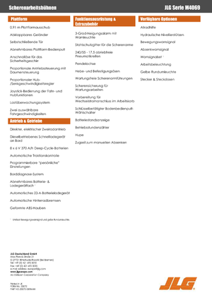 Ножичні підйомники колісні JLG M4069LE