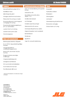 Ножичні підйомники колісні JLG M4069LE