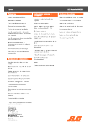 Ножичні підйомники колісні JLG M4069LE