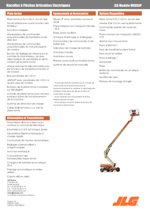 Колісні телескопічні підйомники JLG M600JP