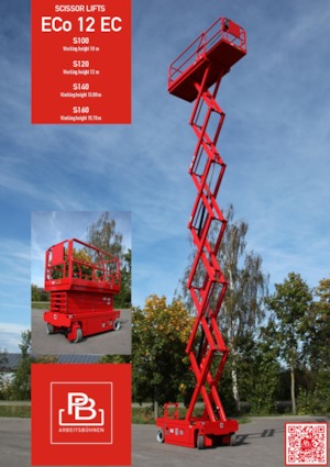 Ножичні підйомники колісні PB PB S140-12EC