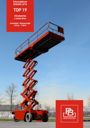 Ножичні підйомники колісні PB PB S151-19E