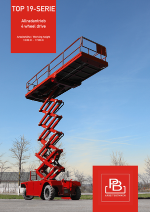 Ножичні підйомники колісні PB PB S175-19E 4x4