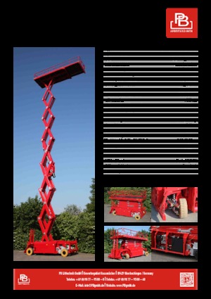 Ножичні підйомники колісні PB PB S270-24D 4x4